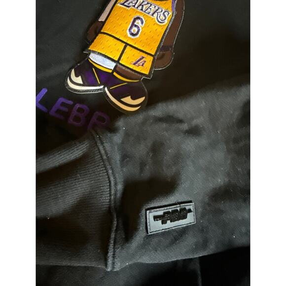 PRO STANDARD LEBRON JAMES LAKERS HOODIE size M Medium - Picture 6 of 6